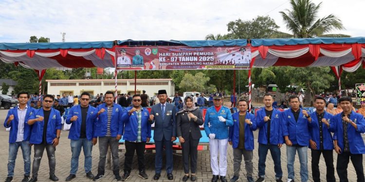 KNPI Madina Hadiri dan sukses kan upacara Hari Sumpah Pemuda