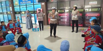 Satlantas Polres Gowa Gelar Wisata Edukasi Polsanak untuk Tanamkan Tertib Lalu Lintas Sejak Dini