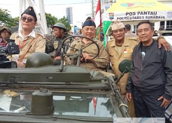 Parade Juang Kota Surabaya. Memperingati perjuangkan Arek-arek Surabaya