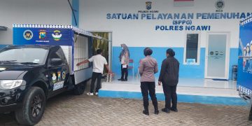 Siswa Sambut Antusias Program Makan Bergizi Gratis Polres Ngawi