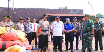 Kapolres Ngawi Pimpin Apel Gelar Kesiapan Tanggap Darurat Bencana Hidrometeorologi
