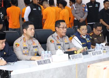 Kapolda Sulsel Pimpin Press Conference Pengungkapan Kasus Narkotika dan Penculikan Anak di Bawah Umur