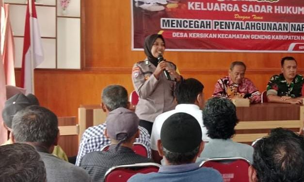 Perangi Narkoba di Ngawi, Polsek Geneng Gencar Sosialisasi