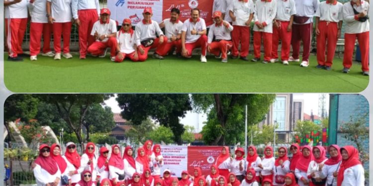 Syukuran Hari Pahlawan & HUT Ke-44 YJI, Klub Jantung Sehat Masjid Nasional Al-Akbar Gelar Senam Bersama