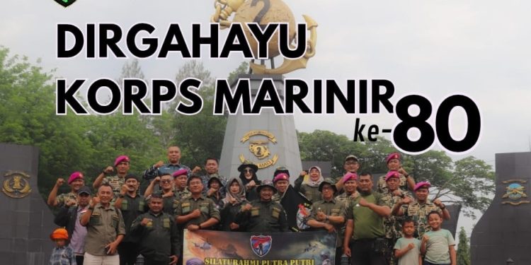 SP3KM Hadiri Syukuran HUT ke-80 Korps Marinir di Batalyon Tank Amfibi 2 Karangpilang Surabaya