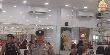 Polsek Ngawi Kota Patroli Cipkon Harkamtibmas di Obyek Vital