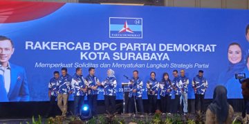 Rakercab DPC Kota Surabaya Partai Demokrat Memperkuat Solidaritas dan Menyatukan Langkah Strategis Partai Sebagai Agenda Utamanya