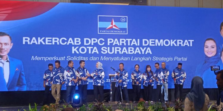Rakercab DPC Kota Surabaya Partai Demokrat Memperkuat Solidaritas dan Menyatukan Langkah Strategis Partai Sebagai Agenda Utamanya