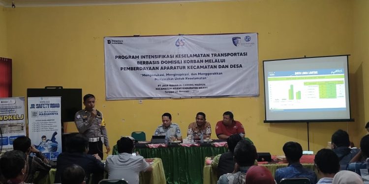Satlantas Polres Ngawi Sosialisasikan Program Intensifikasi Keselamatan Transportasi Berbasis Domisili Korban