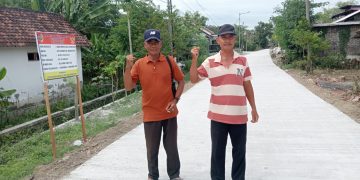 Kepala Desa Mojokusumo Sampaikan Terima Kasih atas Bantuan BK, Pembangunan Rabat Beton Tuntas 100 Persen