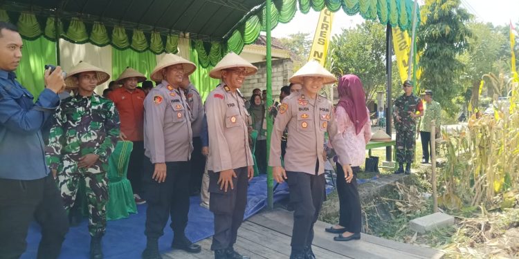 Polres Ngawi Gelar Panen Raya Jagung Serentak di Geneng