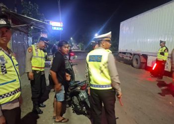 Cegah Kejahatan Jalanan, Polres Ngawi Gelar Patroli Skala Besar