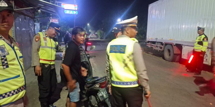 Cegah Kejahatan Jalanan, Polres Ngawi Gelar Patroli Skala Besar