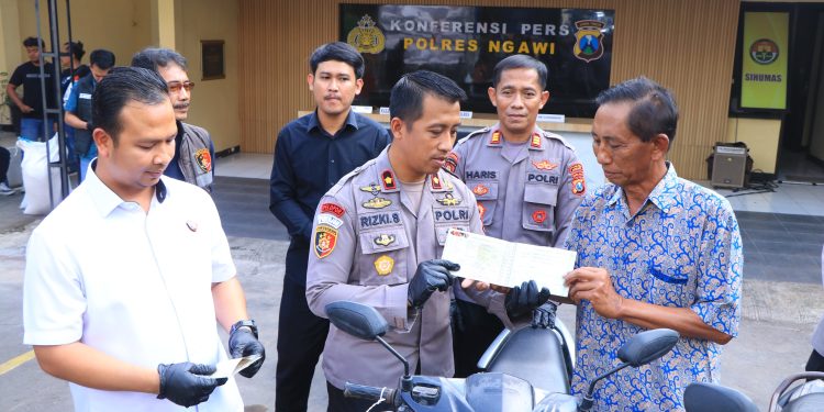 3 Pelaku Curanmor di Ngawi Berhasil Dibekuk, Motor Petani Ngale Kembali ke Pemilik