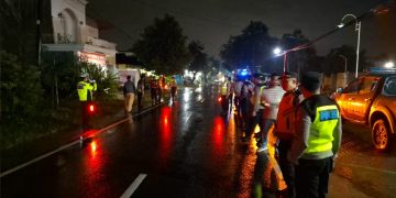 Polres Ngawi Bersama Polsek Jajaran Laksanakan Penyekatan Warga PSHT