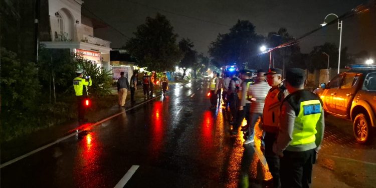 Polres Ngawi Bersama Polsek Jajaran Laksanakan Penyekatan Warga PSHT