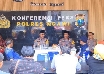 Kapolres Ngawi Gelar Cangkrukan Bersama Awak Media, Perkuat Sinergi dan Keterbukaan Informasi