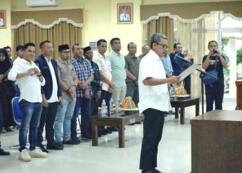 Bupati Jeneponto Dorong Sinergi Mahasiswa Dan Pemerintah Daerah pada Pelantikan HPM Turatea