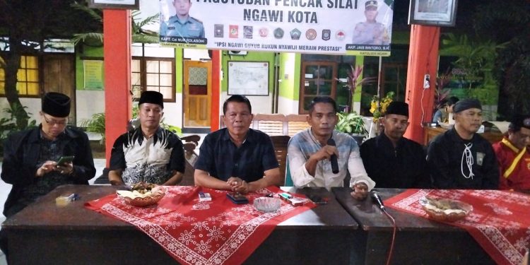 Polsek Ngawi Kota Perkuat Sinergi Paguyuban Pencak Silat Lewat Doa Bersama