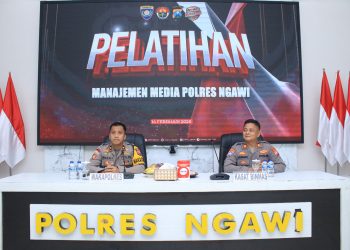 Polres Ngawi Tingkatkan Kompetensi Anggota Lewat Pelatihan Manajemen Media, Perkuat Kemampuan Komunikasi Publik
