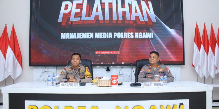 Polres Ngawi Tingkatkan Kompetensi Anggota Lewat Pelatihan Manajemen Media, Perkuat Kemampuan Komunikasi Publik