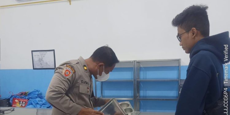 Pastikan Program MBG Sesuai Standar, Polres Ngawi Rutin Cek SPPG Polri