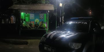 Petugas Poskamling Diperkuat, Polisi Ngawi Laksanakan Asistensi Siskamling di Jogorogo