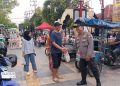 Ngabuburit Aman, Polisi Ngawi Jaga Keramaian Bazar Takjil