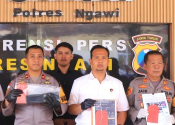 6 Pelaku Judi Online Diamankan Polres Ngawi