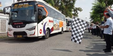 Wabup Tulungagung Lepas Ratusan Peserta Balik Gratis di Terminal Gayatri