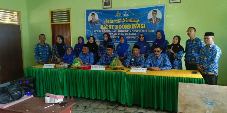 UPT Korwil Dikbud Batang Gelar Rapat Kordinasi