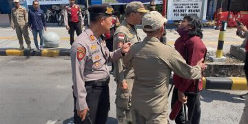 Polres Ngawi Bersama Pemda Tertibkan Gepeng dan Manusia Silver, Delapan Orang Diamankan