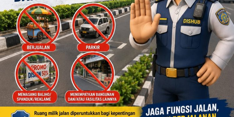 Dishub Jeneponto Imbau Masyarakat Tidak Memanfaatkan Bahu Jalan demi Keselamatan Berlalu Lintas