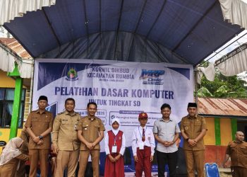 Diinisiasi MRP Center, Pelatihan Komputer untuk Siswa SD di Rumbia Resmi Dibuka Bupati Jeneponto