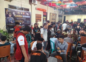 Semarak HUT Bhayangkara ke-80, Polres Gowa Gelar Lomba Domino Antar Ormas, OKP, Mahasiswa dan Wartawan