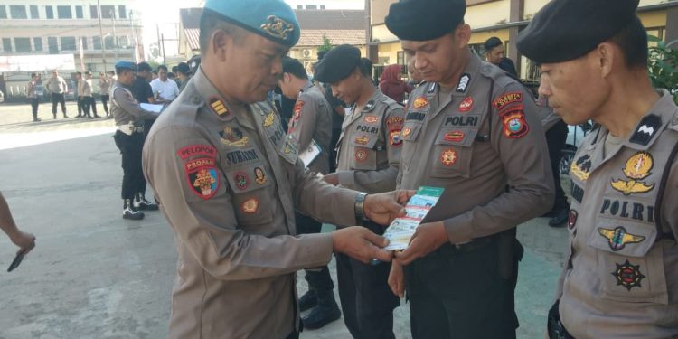 Disiplin Dimulai dari Diri Sendiri, Sipropam Polresta Gowa Gelar Gaktiblin Wujudkan Personel Presisi Berintegritas