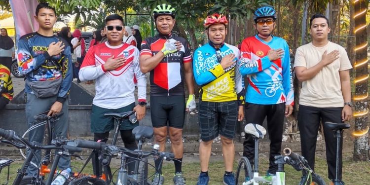 Polresta Gowa Meriahkan HUT Kodaeral VI Makassar Lewat Fun Bike, Perkuat Sinergi TNI-Polri