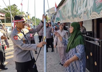 Polresta Gowa Gerakkan Bhabinkamtibmas, Bawa Merah Putih Lebih Dekat ke Hati Warga