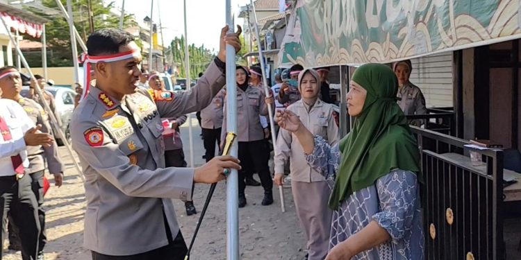 Polresta Gowa Gerakkan Bhabinkamtibmas, Bawa Merah Putih Lebih Dekat ke Hati Warga