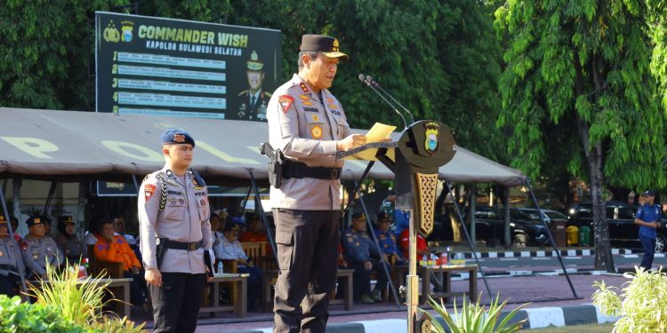 Kapolda Sulsel Pimpin Apel Gelar Pasukan Kesiapan Menghadapi Karhutla, Perkuat Sinergi Lintas Sektoral
