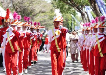 Semarak HUT ke-81 RI, Pemkab Jeneponto Gelar Gerak Jalan Indah Tingkat SD, SMP dan SMA