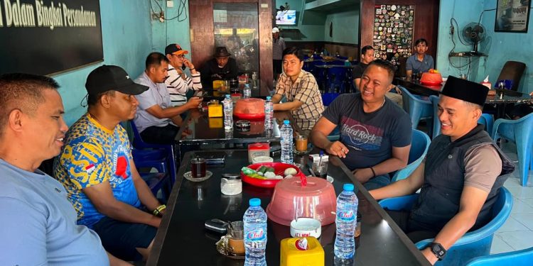 Ngopi Bareng Kapolresta Gowa dan Dandim 1409/Gowa, Perkuat Sinergitas TNI-Polri