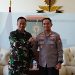 Perkuat Soliditas TNI-Polri, Kapolresta Gowa Silaturahmi ke Divif 3 Kostrad