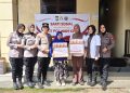 Sambut HUT Polwan ke-78, Polwan Polresta Gowa Gelar Bakti Sosial dan Bakti Kesehatan