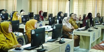 24 ASN JENEPONTO IKUTI UJIAN DINAS DAN PENYESUAIAN KENAIKAN PANGKAT, KEPALA BKPSDM TURUN MEMANTAU