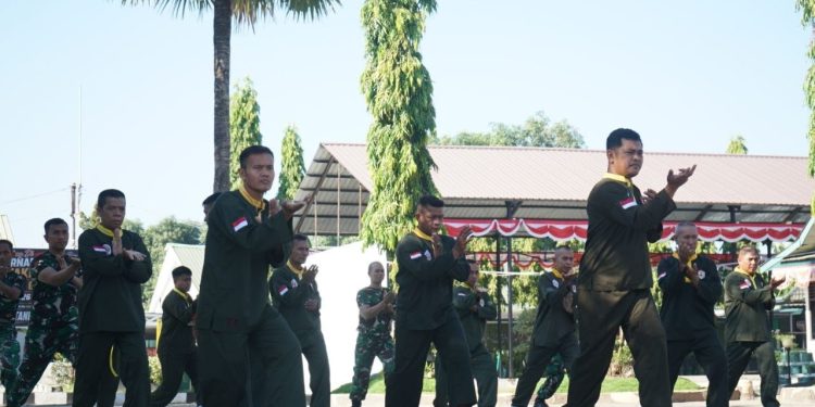 Gembleng Fisik Prajurit, Makodim 1409/Gowa Jadi Saksi Semangat Latihan PSM
