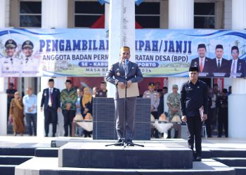 BUPATI JENEPONTO AMBIL SUMPAH JANJI ANGGOTA BPD MASA BAKTI 2026 2034