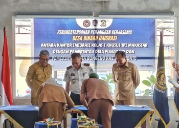 Bupati Jeneponto Hadiri Penandatanganan Kerja Sama Desa Binaan Imigrasi