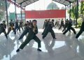 Pencak Silat Militer Jadi Ajang Pembinaan Fisik Rutin Personel Kodim 1409/Gowa