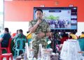 Meriahkan HUT TNI ke-81, Kodim 1409/Gowa Gelar Bazar dan Bakti Kesehatan Berbasis Vicon